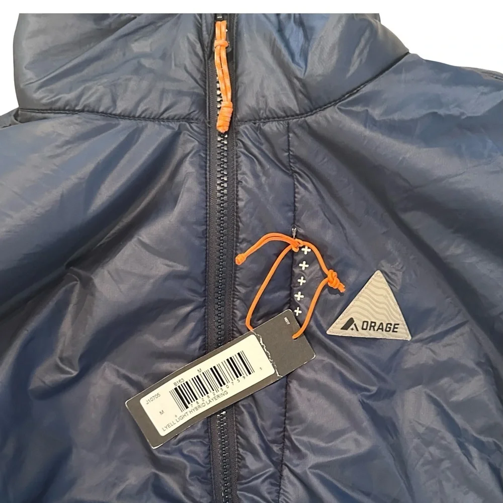 Orage NWT Lyell Light Hybrid Layering Jacket Men’s Navy Size M